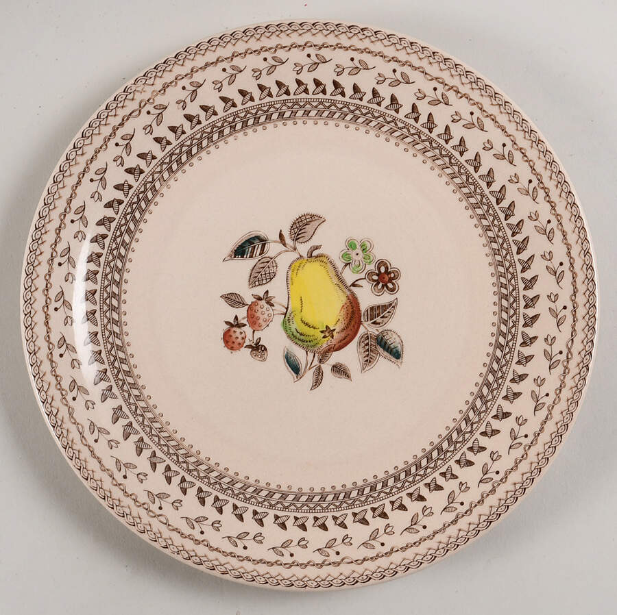 Fruit Sampler (Older) Luncheon Plate by Johnson Brothers-1
