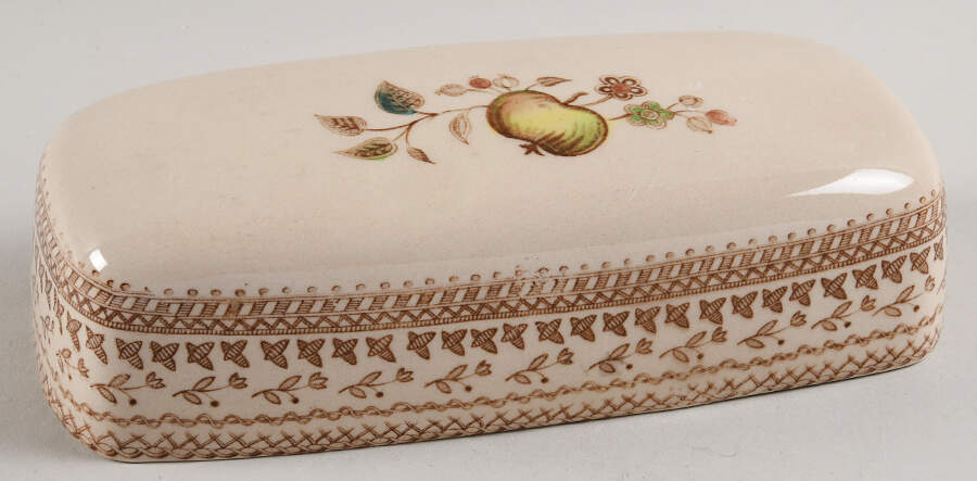 Fruit Sampler (Older) Lid for 1/4 Lb Butter by Johnson Brothers-1