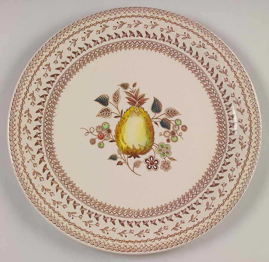 Fruit Sampler (Older) 12" Chop Plate (Round Platter) by Johnson Brothers-1