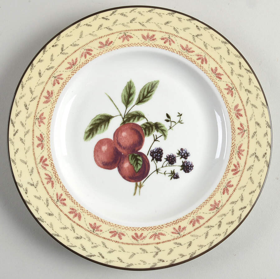 Fruit Sampler (Newer) Luncheon Plate by Johnson Brothers-1