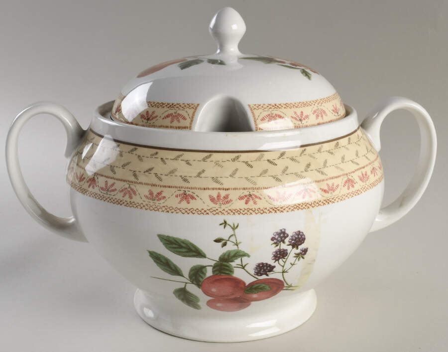 Fruit Sampler (Newer) Tureen &  Lid by Johnson Brothers-1