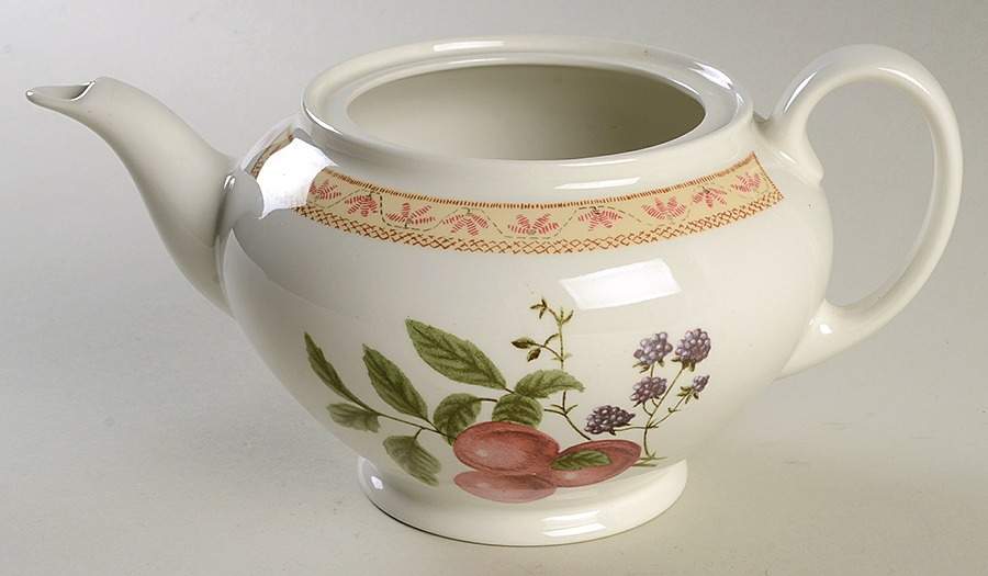 Fruit Sampler (Newer) Teapot No Lid by Johnson Brothers-1