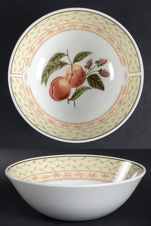 Fruit Sampler (Newer) 8" Round Vegetable Bowl by Johnson Brothers-1