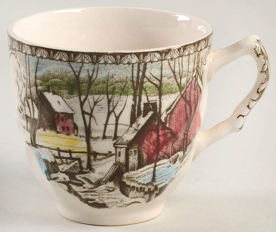 Friendly Village, The ("Made in England" Backstamp) Flat Demitasse Cup by Johnson Brothers-1