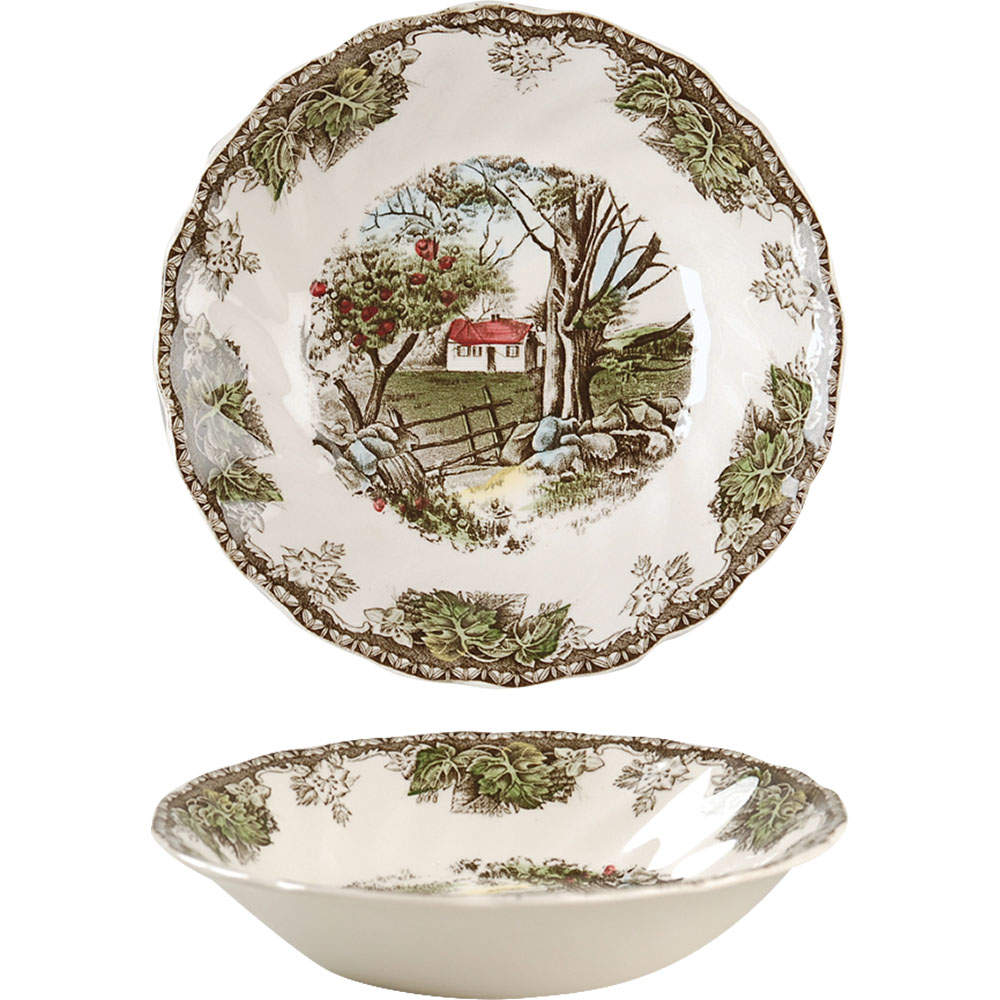 Friendly Village, The ("Made in England" Backstamp) Fruit/Dessert (Sauce) Bowl by Johnson Brothers-1