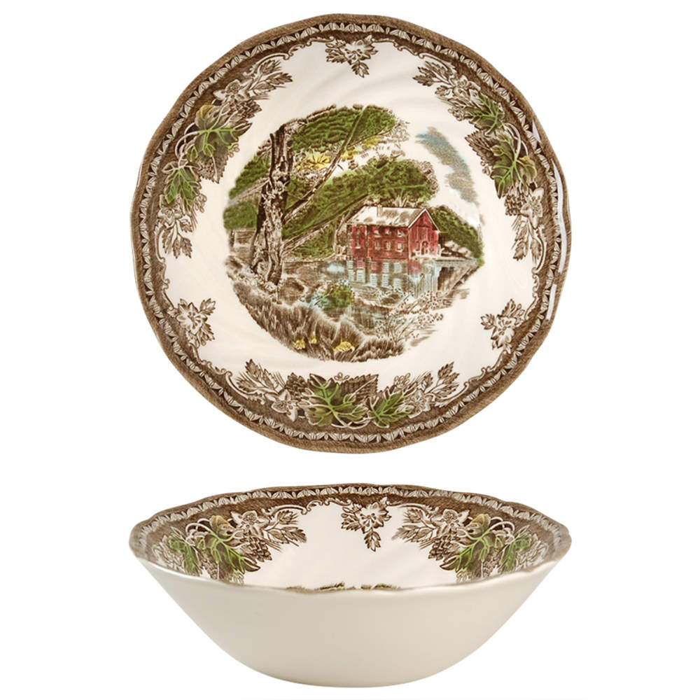 Friendly Village, The ("Made in England" Backstamp) Coupe Cereal Bowl by Johnson Brothers-1