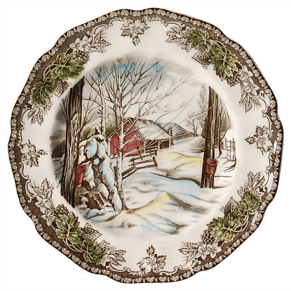 Friendly Village, The ("Made in England" Backstamp) Bread & Butter Plate by Johnson Brothers-1
