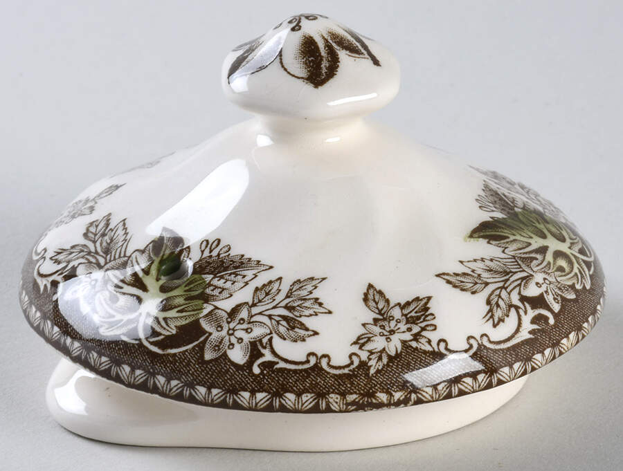 Friendly Village, The ("Made in England" Backstamp) Lid for Small Teapot by Johnson Brothers-1