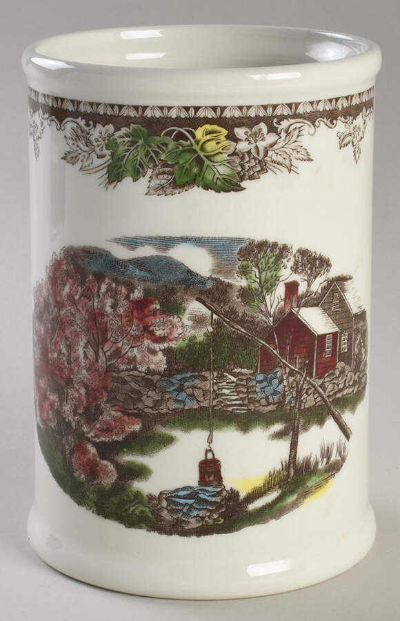 Friendly Village, The ("Made in England" Backstamp) Utensil Holder by Johnson Brothers-1