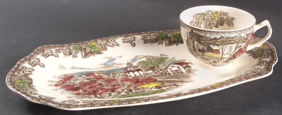 Friendly Village, The ("Made in England" Backstamp) Tea & Toast Set (TETCSP & CULM1) by Johnson Brothers-1