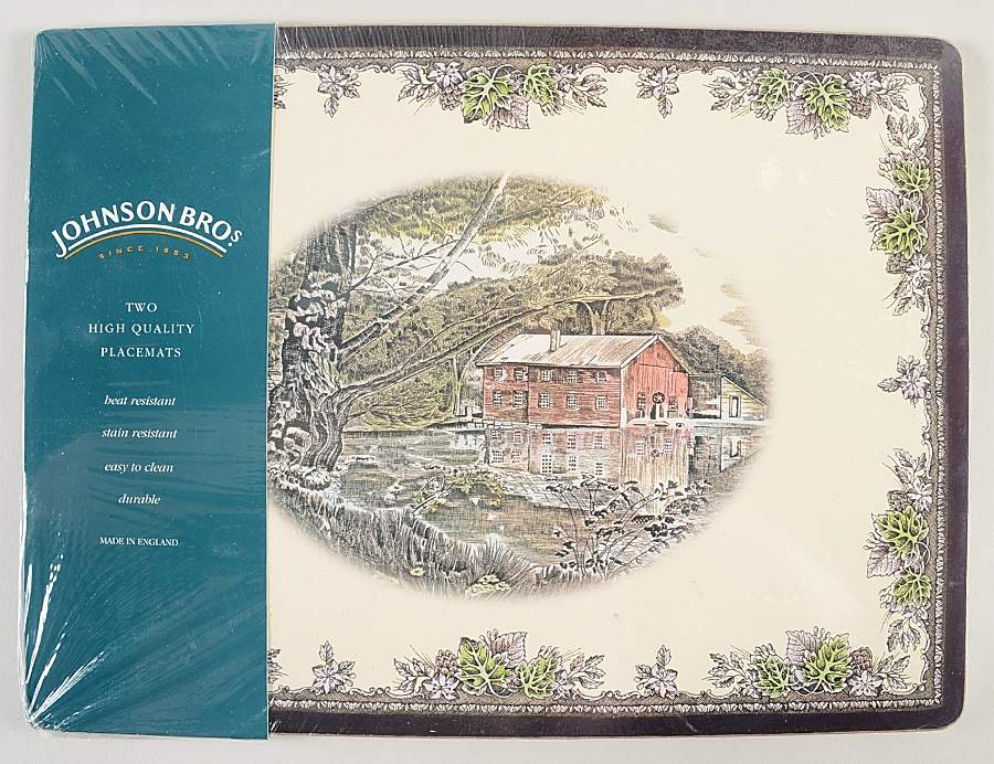Friendly Village, The ("Made in England" Backstamp) (Set of 2) Corkboard Placemat by Johnson Brothers-1