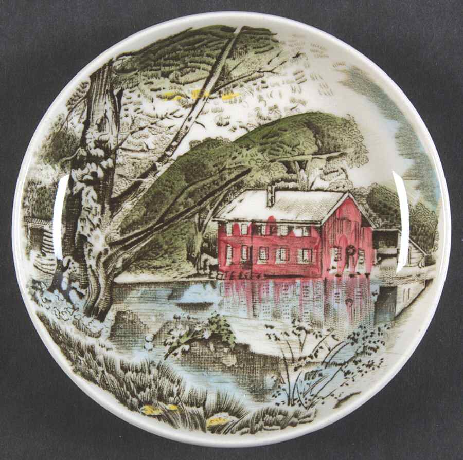 Friendly Village, The ("Made in England" Backstamp) Coaster by Johnson Brothers-1