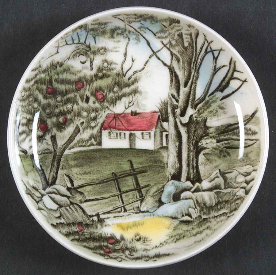 Friendly Village, The ("Made in England" Backstamp) Coaster by Johnson Brothers-1