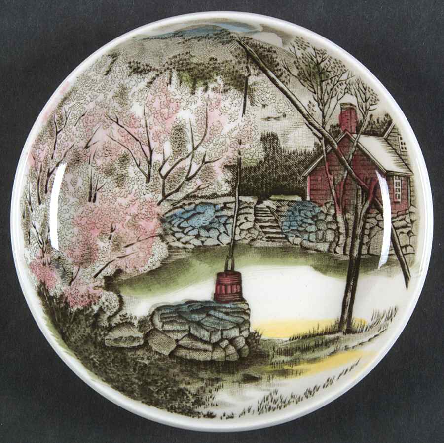 Friendly Village, The ("Made in England" Backstamp) Coaster by Johnson Brothers-1