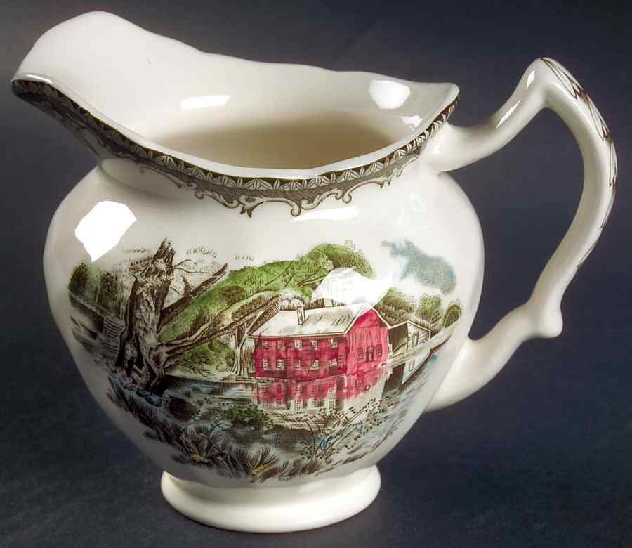 Friendly Village, The ("Made in England" Backstamp) Creamer by Johnson Brothers-1