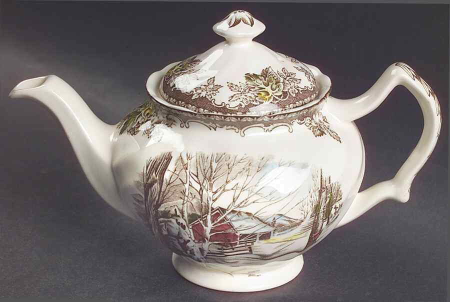 Friendly Village, The ("Made in England" Backstamp) Mini Teapot & Lid by Johnson Brothers-1