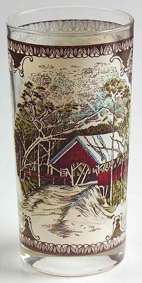 Friendly Village, The ("Made in England" Backstamp) 10 Oz Glassware Highball by Johnson Brothers-1