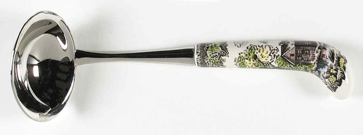Friendly Village, The ("Made in England" Backstamp) Gravy Ladle with Stainless Bowl by Johnson Brothers-1