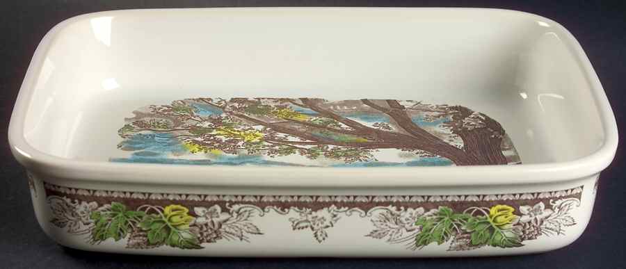 Friendly Village, The ("Made in England" Backstamp) 11" Lasagna by Johnson Brothers-1