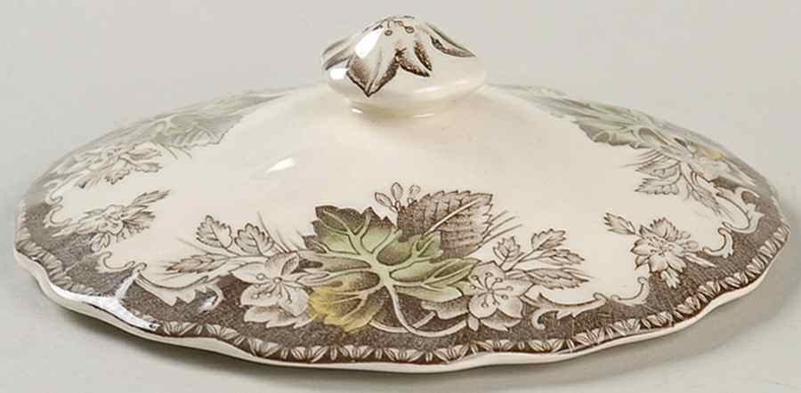 Friendly Village, The ("Made in England" Backstamp) Lid for Sugar Bowl by Johnson Brothers-1