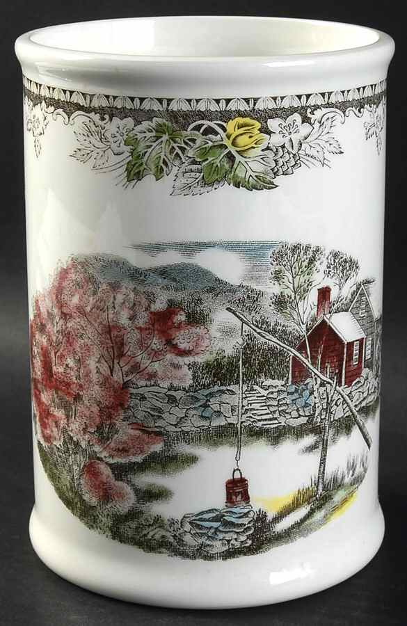 Friendly Village, The ("Made in England" Backstamp) Utensil Holder by Johnson Brothers-1