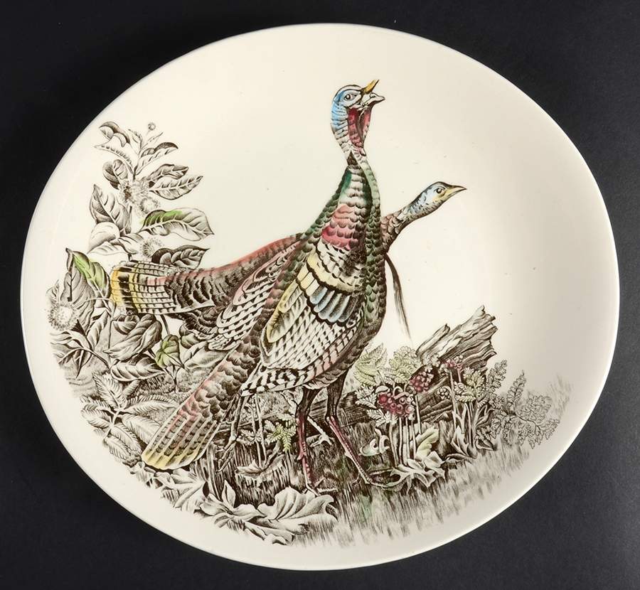 Game Birds Cream Dinner Plate by Johnson Brothers-1
