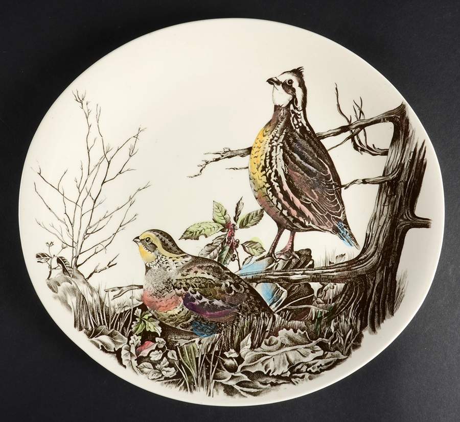 Game Birds Cream Dinner Plate by Johnson Brothers-1