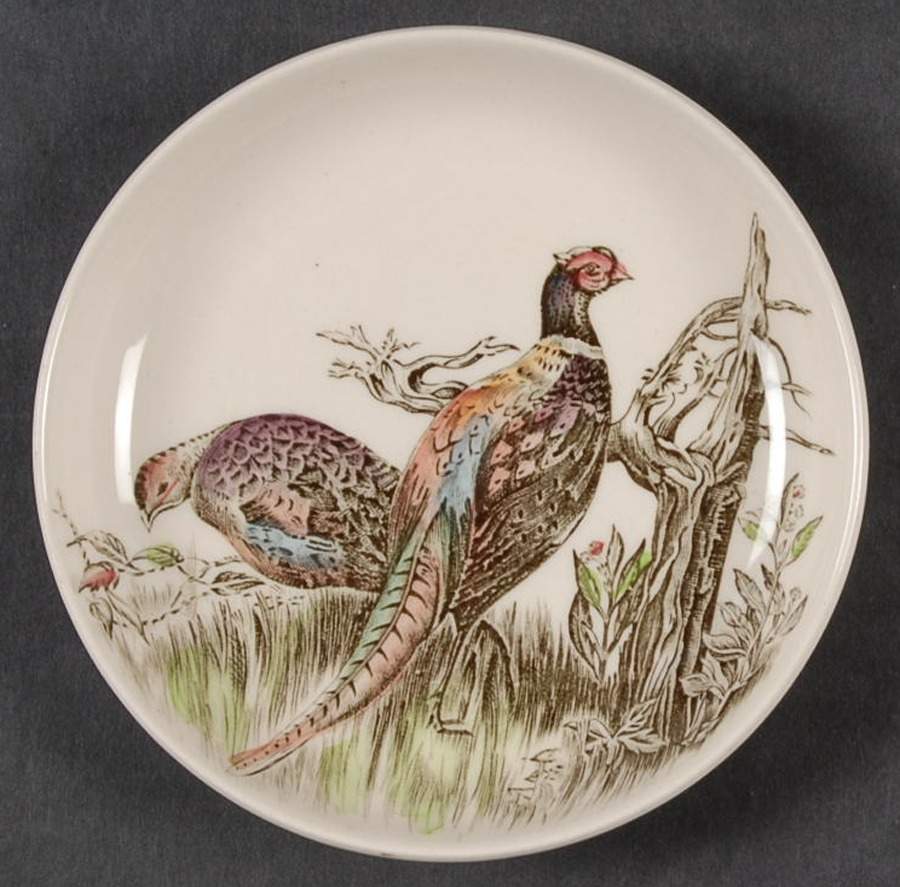 Game Birds Cream Coaster by Johnson Brothers-1