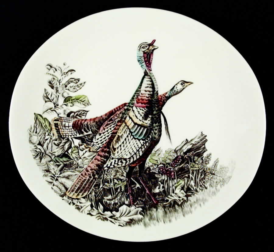 Game Birds Cream Luncheon Plate by Johnson Brothers-1