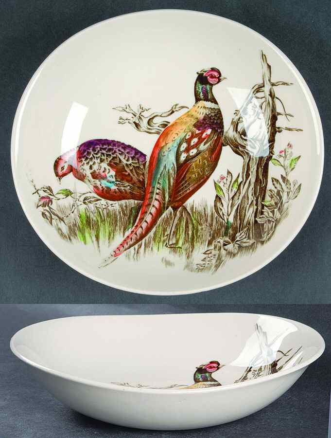 Game Birds Cream Coupe Soup Bowl by Johnson Brothers-1