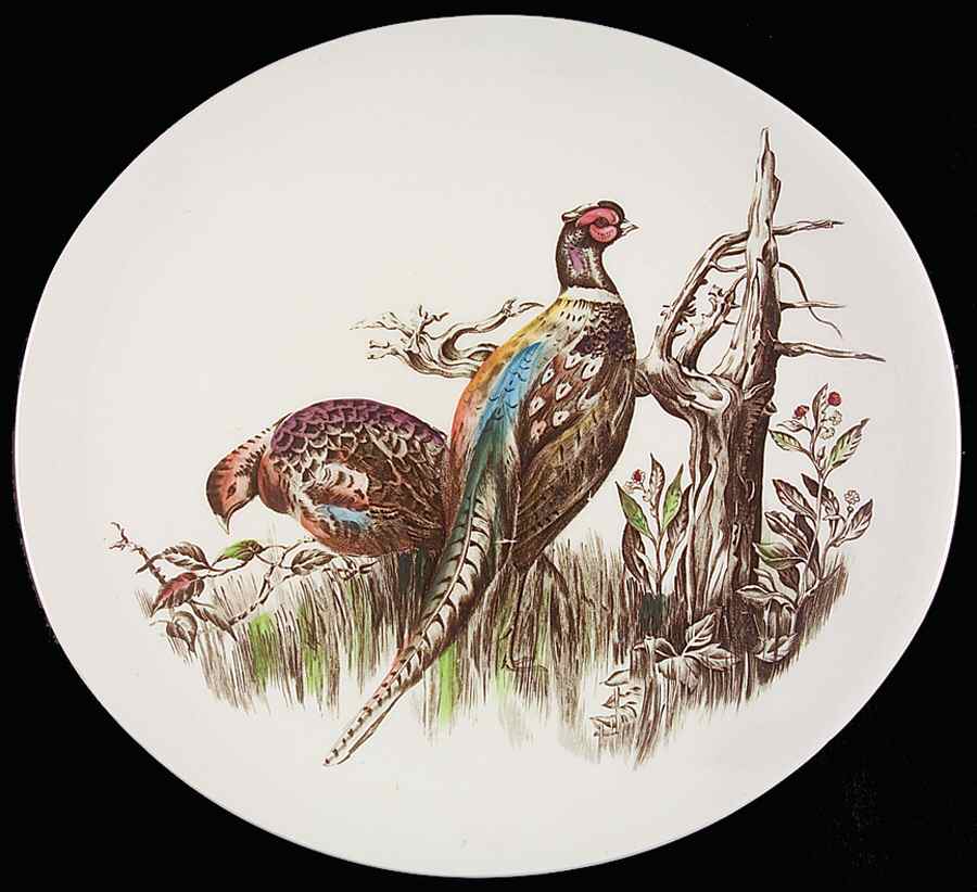 Game Birds Cream Large Dinner Plate by Johnson Brothers-1