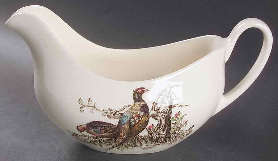 Game Birds Cream Gravy Boat by Johnson Brothers-1