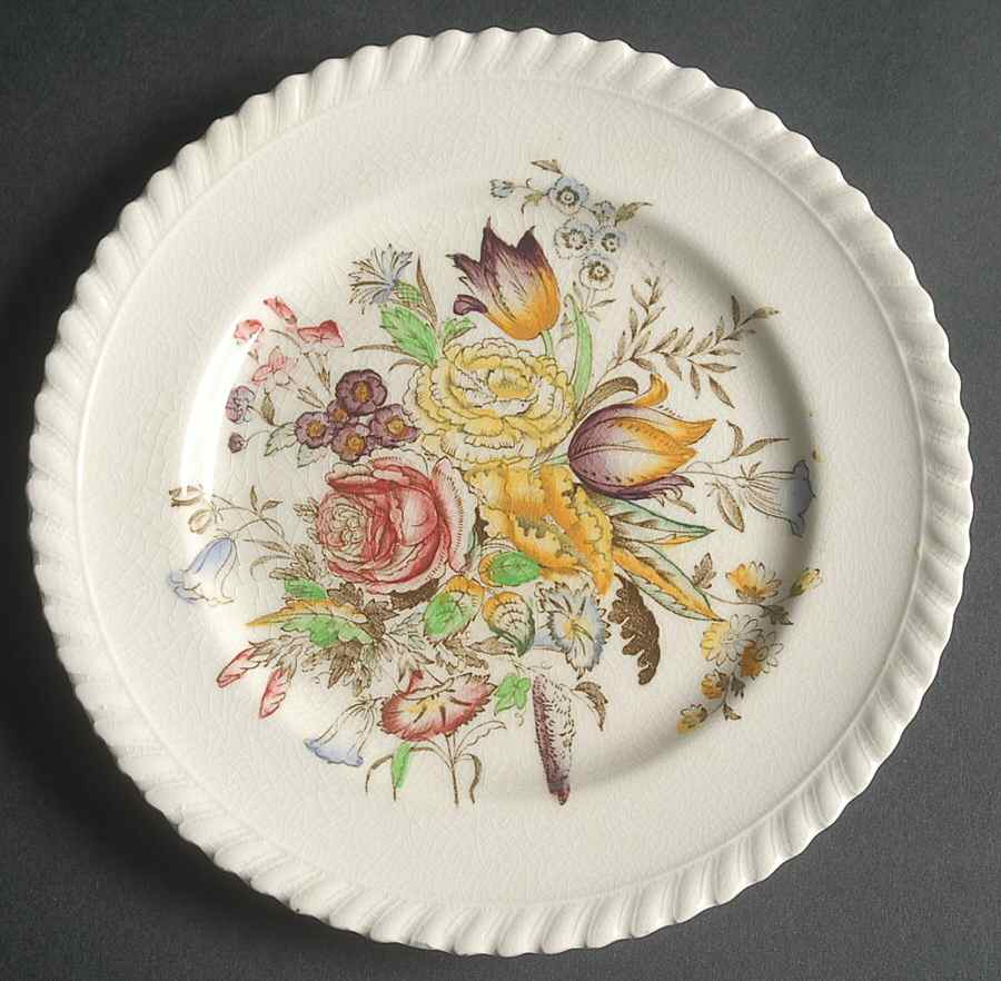 Garden Bouquet Dessert/Pie Plate by Johnson Brothers-1