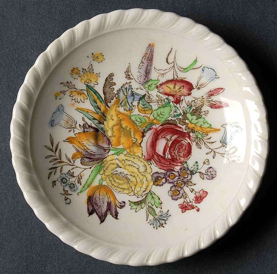 Garden Bouquet Saucer for Demitasse Cup by Johnson Brothers-1