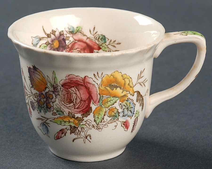 Garden Bouquet Flat Demitasse Cup by Johnson Brothers-1