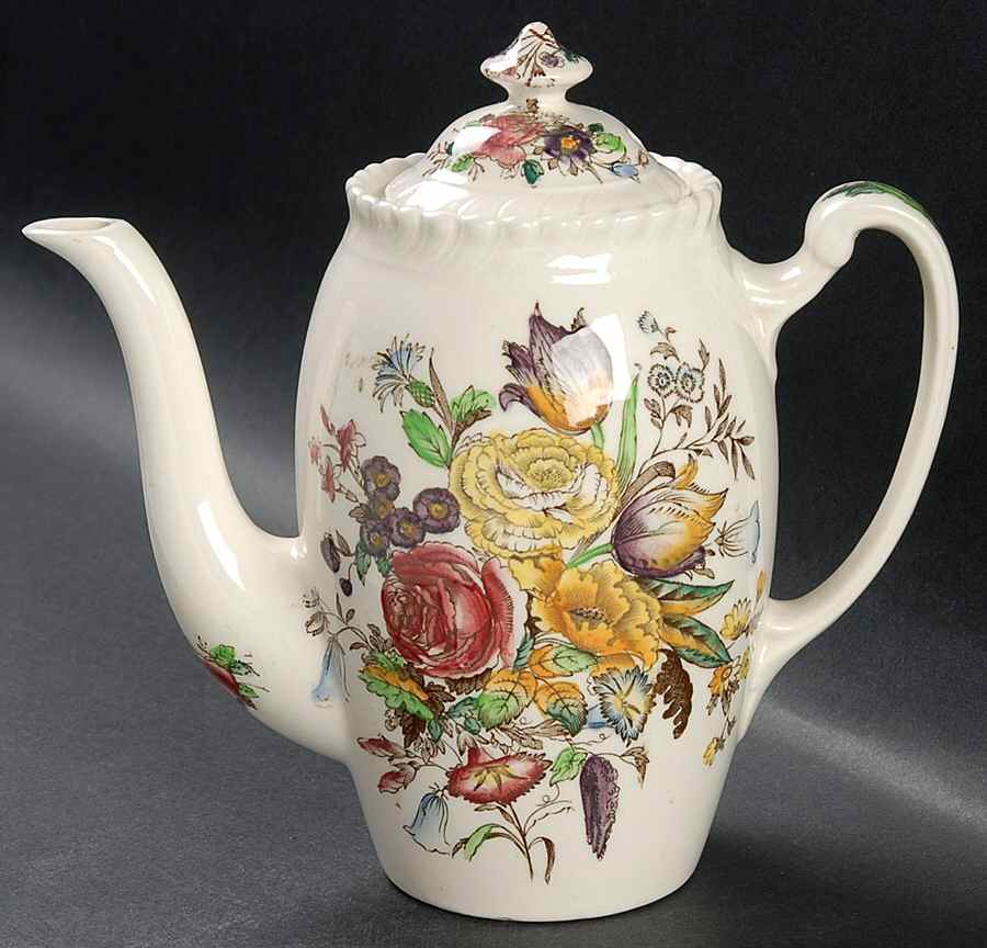 Garden Bouquet Mini Coffee Pot & Lid by Johnson Brothers-1