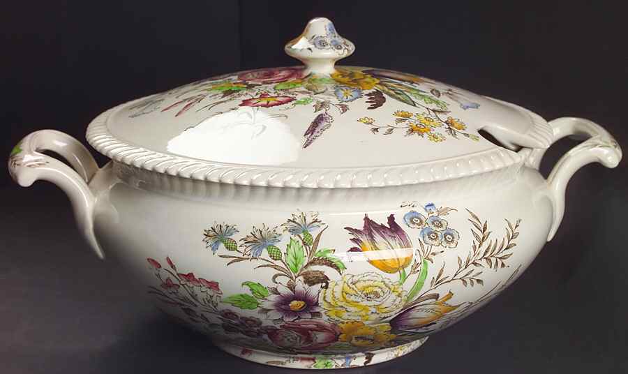 Garden Bouquet Tureen &  Lid by Johnson Brothers-1