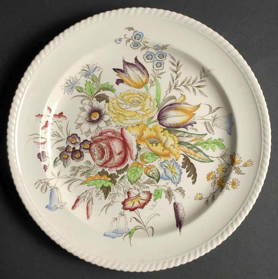 Garden Bouquet 12" Chop Plate (Round Platter) by Johnson Brothers-1