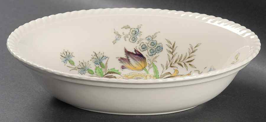 Garden Bouquet 9" Oval Vegetable Bowl by Johnson Brothers-1