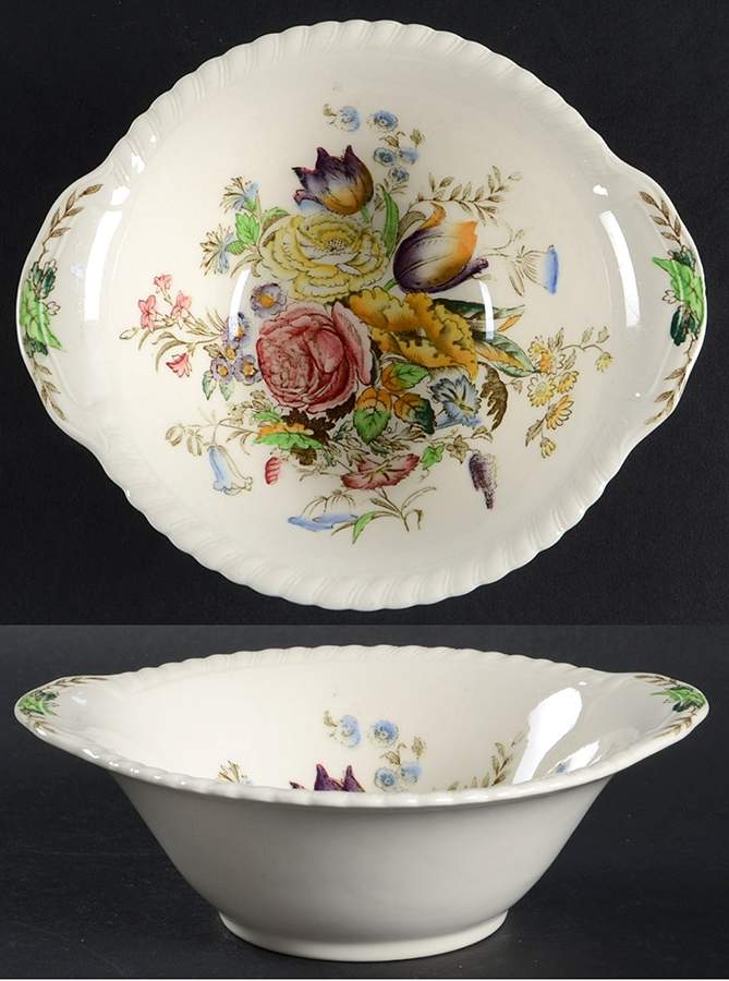 Garden Bouquet Lugged Cereal Bowl by Johnson Brothers-1