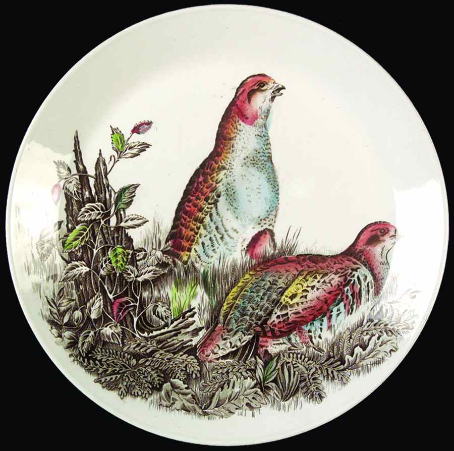 Game Birds White Salad Plate by Johnson Brothers-1