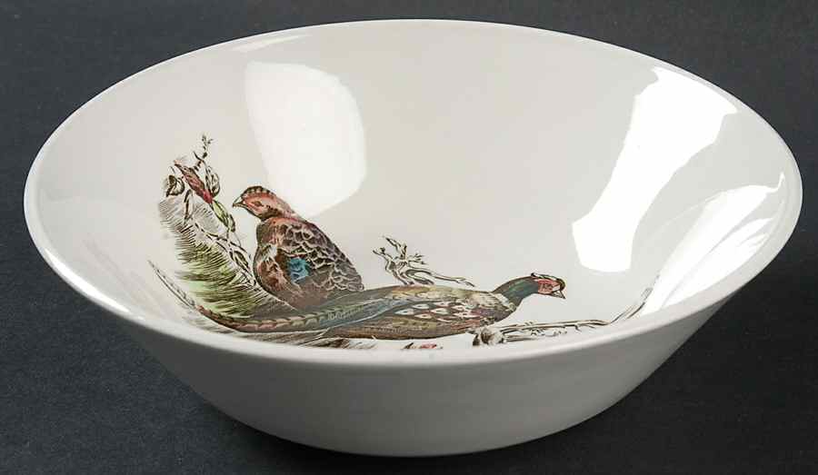 Game Birds White Coupe Cereal Bowl by Johnson Brothers-1
