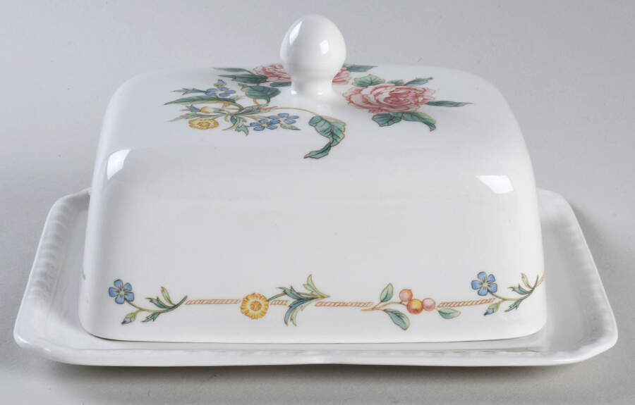 Garden Party Rectangular Covered Butter by Johnson Brothers-1