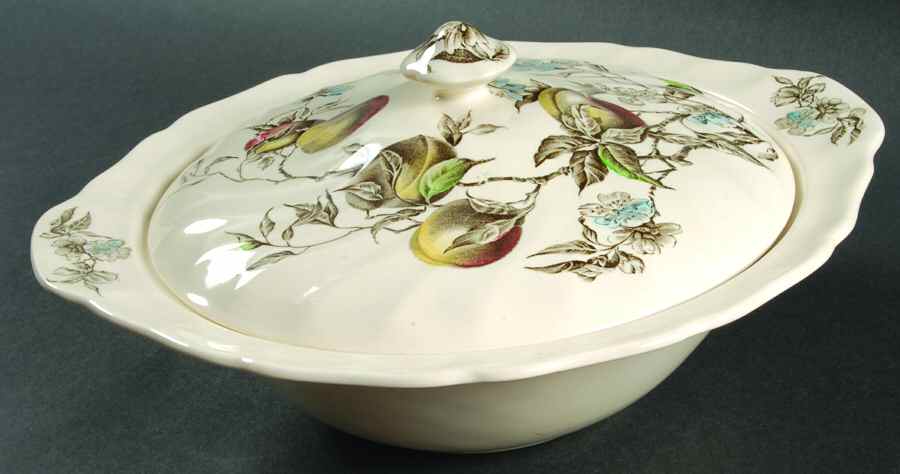 Georgia Multicolor Round Covered Vegetable by Johnson Brothers-1