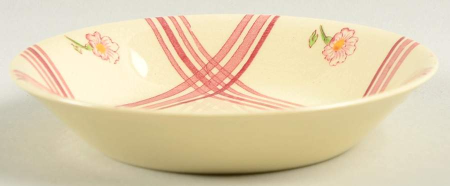 Gingham Fruit/Dessert (Sauce) Bowl by Johnson Brothers-1