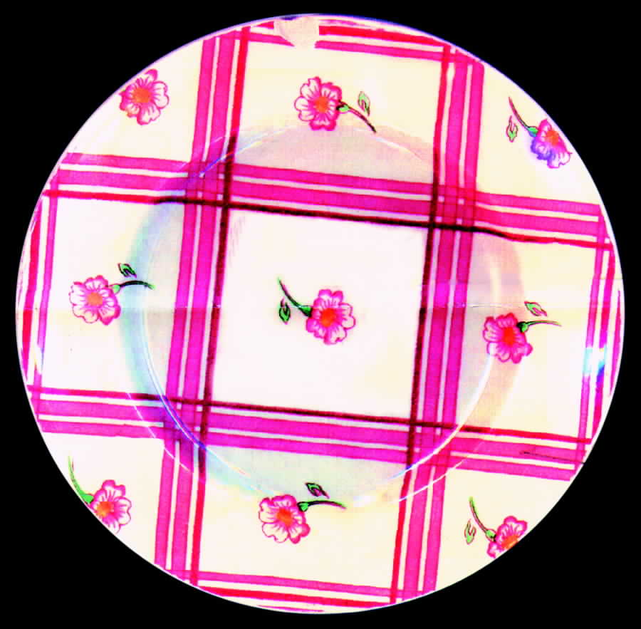 Gingham Bread & Butter Plate by Johnson Brothers-1