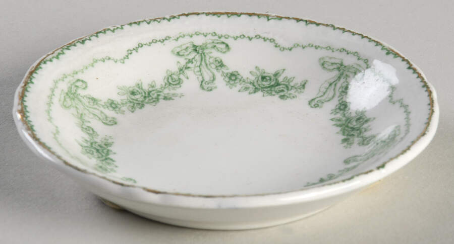Glenwood Green Butter Pat by Johnson Brothers-1