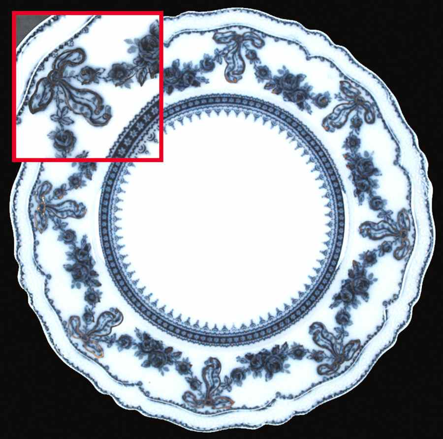 Glenwood (Flow Blue, No Gold Trim) Dinner Plate by Johnson Brothers-1