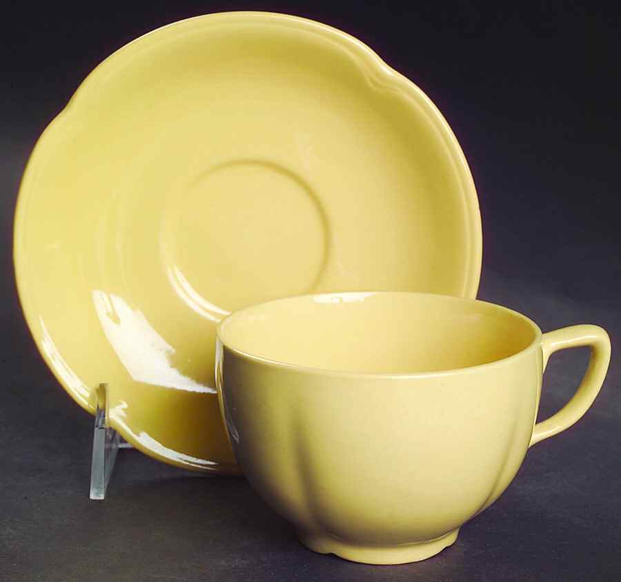 Goldendawn Flat Cup & Saucer Set by Johnson Brothers-1