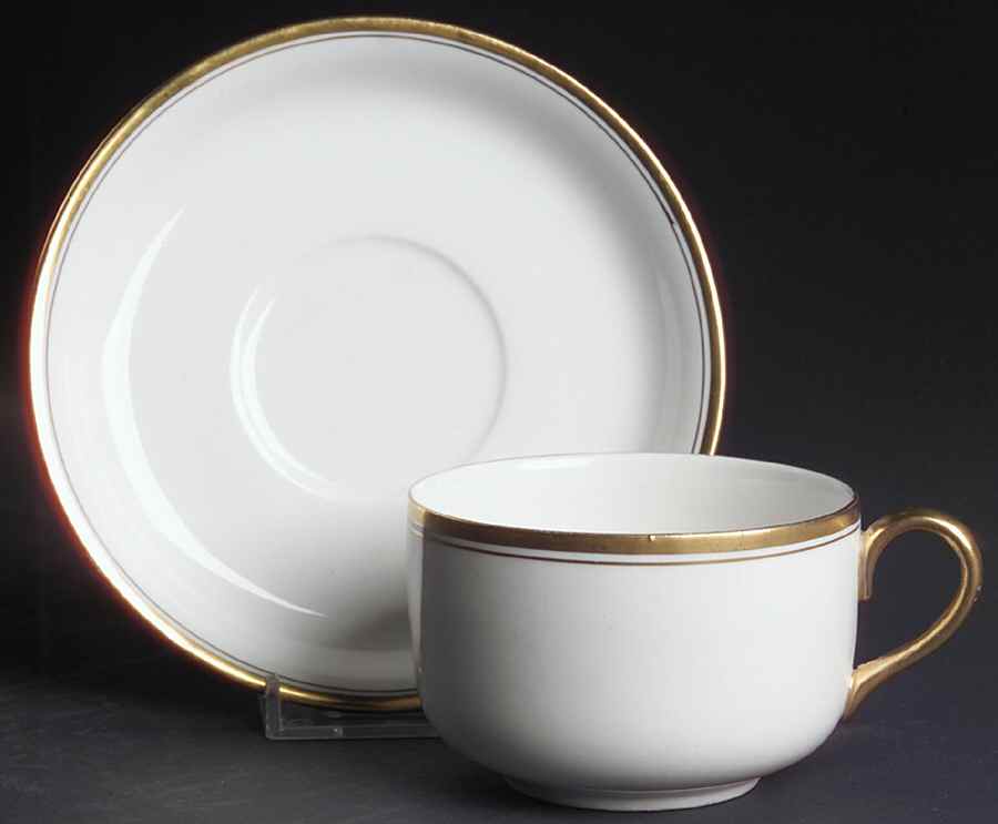 Goldein Flat Cup & Saucer Set by Johnson Brothers-1